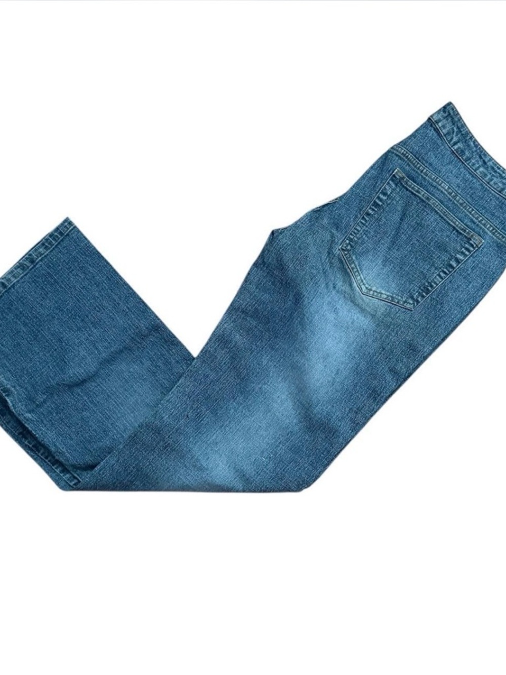 Lee Women's Blue Wide-Leg Flare Jeans Size 9/10M
